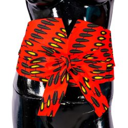 Ceinture Obi wax - ligne d'élégance