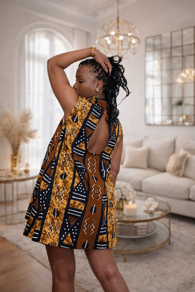 La robe en wax moderne : l&rsquo;élégance revisitée